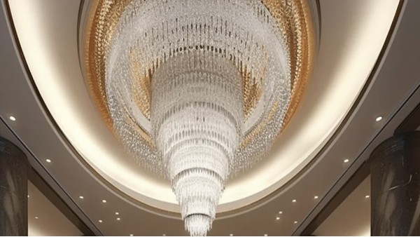 <i style='color:red'>酒店灯</i>具定制厂家教你如何选择大堂水晶灯？