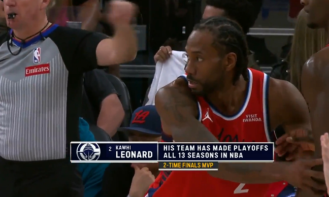 伦纳德13年全进季后赛 两度FMVP闪耀快船对决公牛